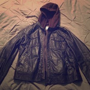 Leather Moto Jacket