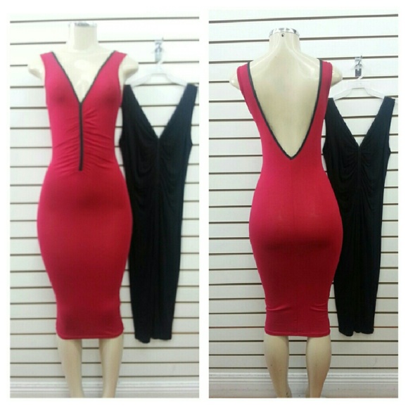 V-Back Dress