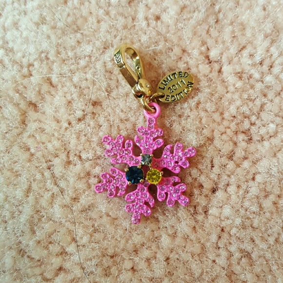 Limited edition Juicy Couture snowflake charm