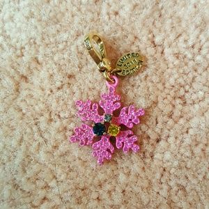 Limited edition Juicy Couture snowflake charm