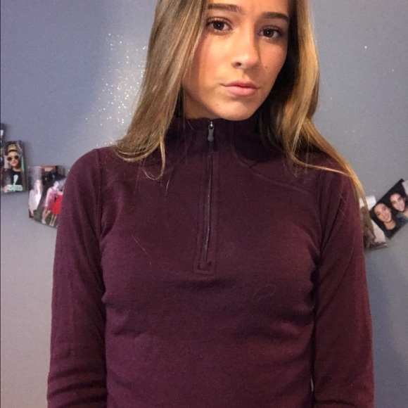 Maroon 3/4 long sleeve