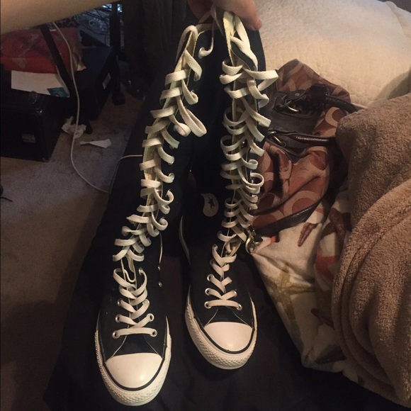 Knee high converse