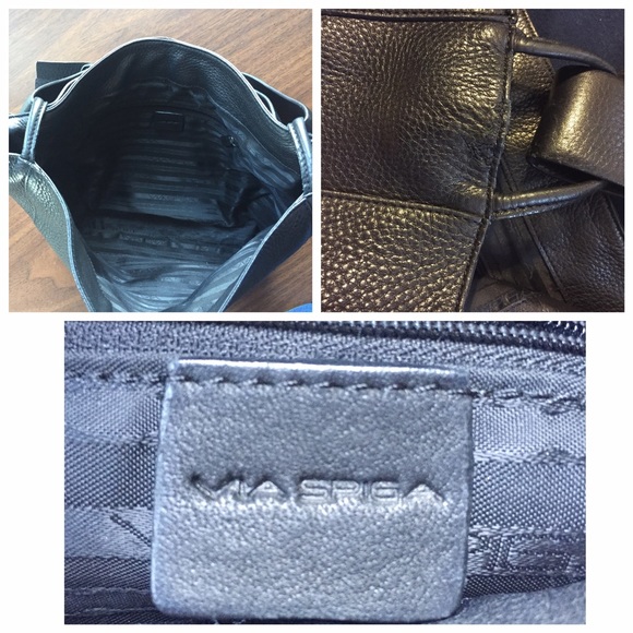 Via Spiga Leather Buckle Bag - Picture 2 of 3