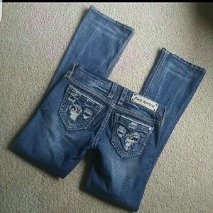 Rock revival jeans size 27 sapphire