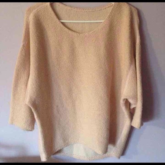Pink american apparel sweater