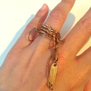 Maison Martin Margiela tangled chain ring