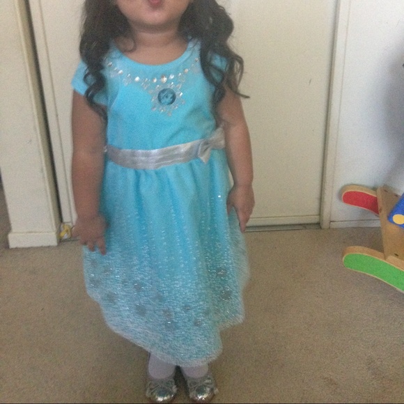 Baby blue frozen dress