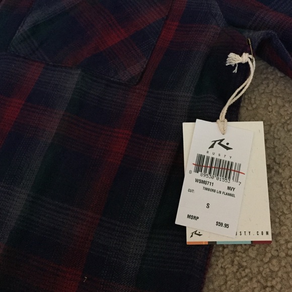 Rusty's flannel. Never worn, tags still on. - Picture 4 of 4