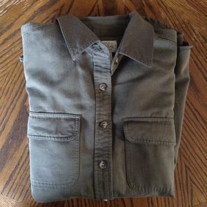 Army Green Button Down Shirt