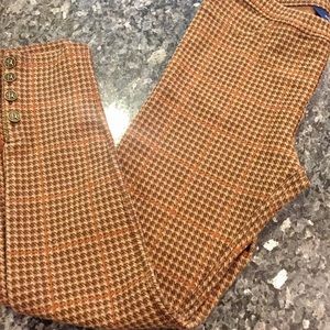 NWOT Girls Ralph Lauren Houndstooth Leggings Sz L