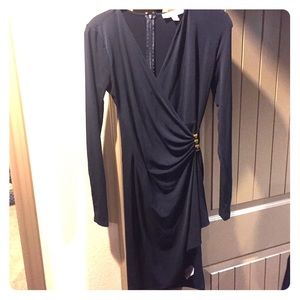 Navy Michael Kors wrap dress