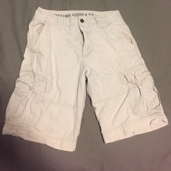 White mossimo supply co. cargo shorts