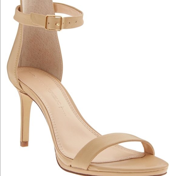 Banana Republic Nude Jaylen Heels 6 New In Box