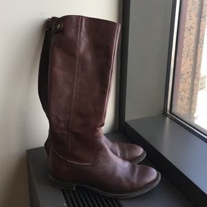 Kenneth Cole Reaction O-pen tall leather boots  6