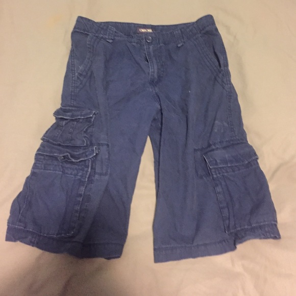 Navy blue Cherokee cargo shorts