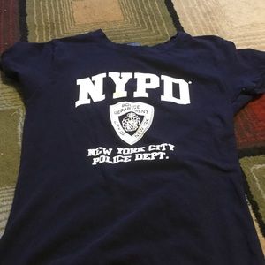 NYPD short sleeved tee shirt