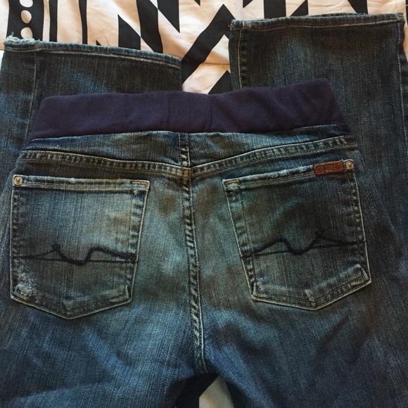 Maternity-7 for all mankind jeans. Inseam 30
