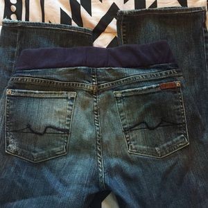 Maternity-7 for all mankind jeans. Inseam 30