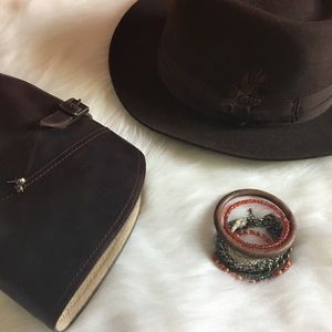 Selentino Quality Feathered Felt Fedora