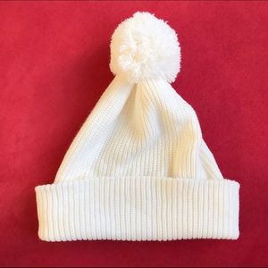white beanie