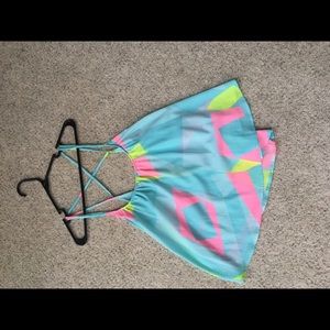 Neon flow you tank top