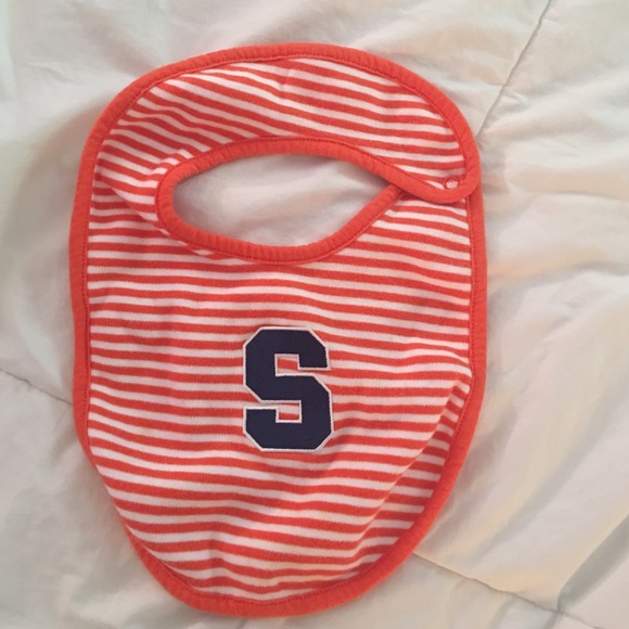 Syracuse University baby bib