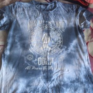 Obey make art not war shirt