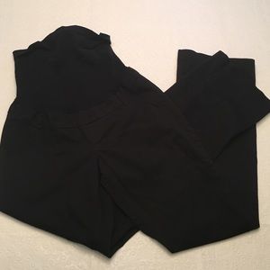 Black Maternity Dress Pants