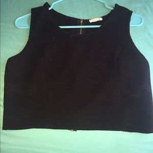 Black Crop Top
