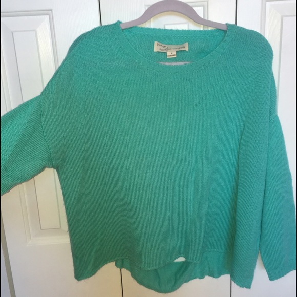 Turquoise Detailed Sweater