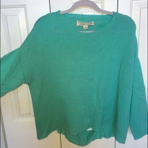 Turquoise Detailed Sweater
