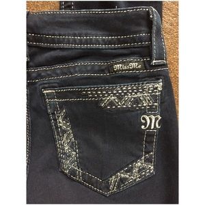 MISS ME Skinny Jeans DARK BLUE WASH Size 25