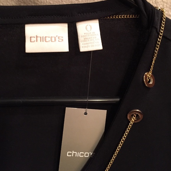 Chico's Knit Top Back Size 0 - Picture 2 of 4