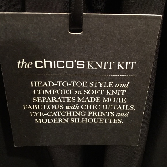 Chico's Knit Top Back Size 0 - Picture 4 of 4