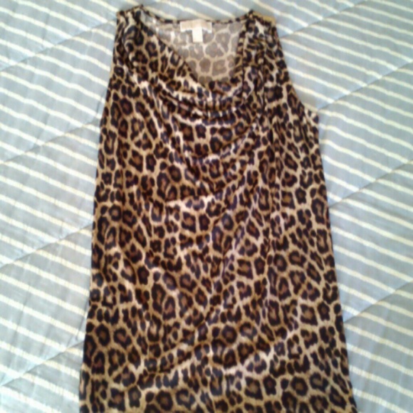 Michael Kors Leopard Print Top - image 1