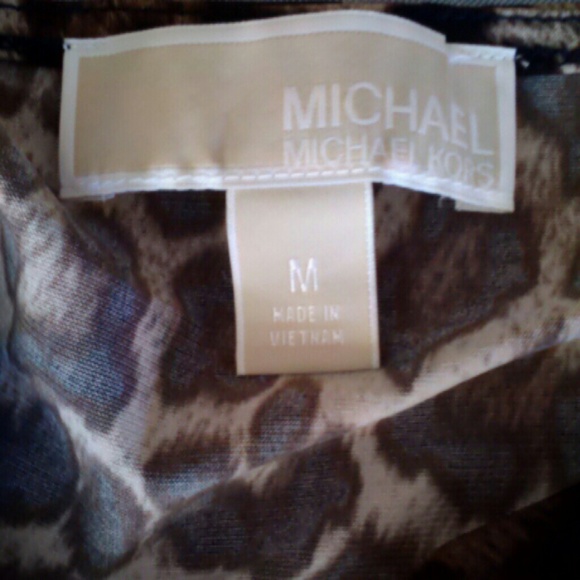 Michael Kors Leopard Print Top - image 3