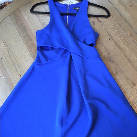 Express Navy Blue Cocktail Dress