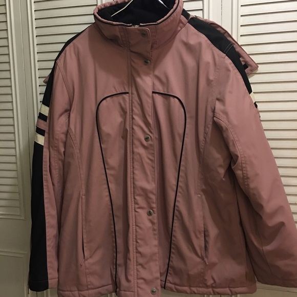 Jacket snow color purple end black size L