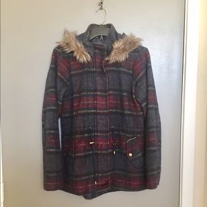 Winter coat with hood