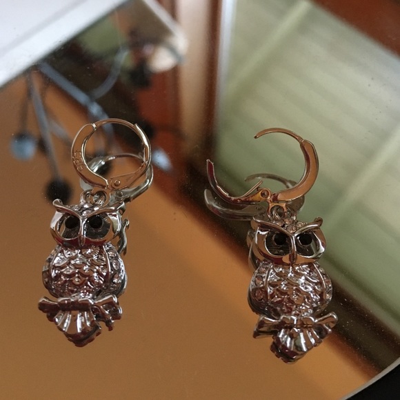 Owl Earrings. - Picture 4 of 4