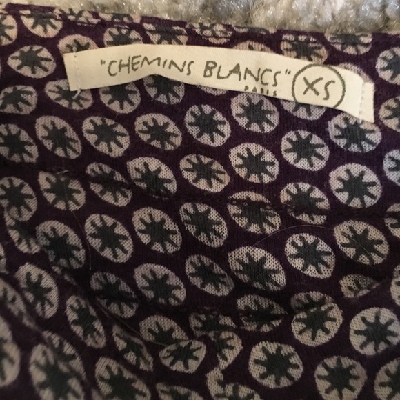 Geometric pattern cotton/silk skirt - Picture 2 of 4