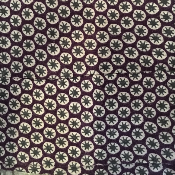 Geometric pattern cotton/silk skirt - Picture 4 of 4