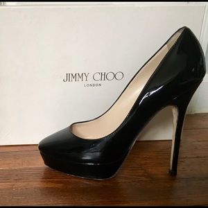 Jimmy Choo patent leather pumps