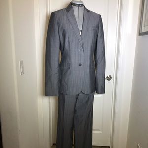Hugo Boss Grey Suit Blazer Trousers Set, size.10