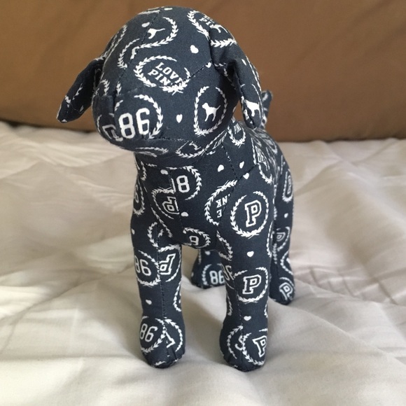 Victoria's Secret Plush Dog collectables in Navy