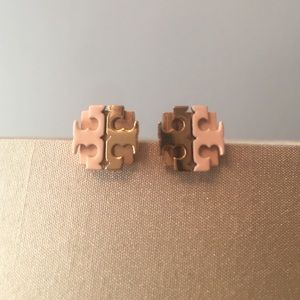Tori Burch Logo Stud Earring