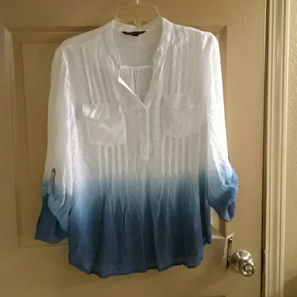 Zac & rachel Tops - Ombre blouse nwt