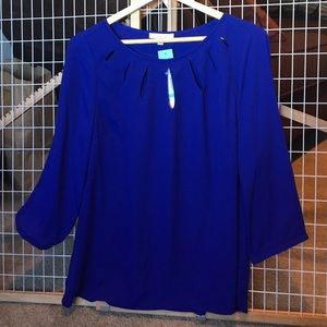 Skies Are Blue Bathilda Cutout Detail Blouse