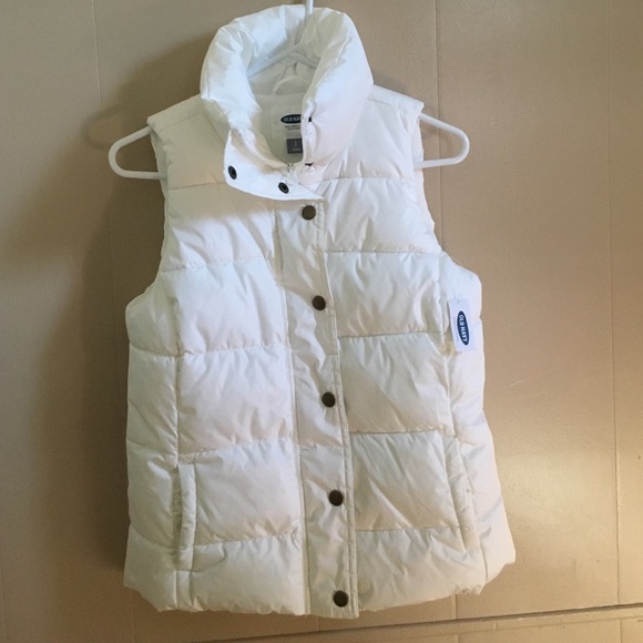 NWT White Vest
