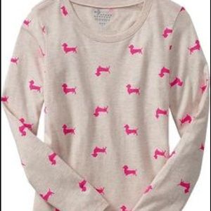 Old Navy Dog Print Shirt/Jeans Outfit Sz 10